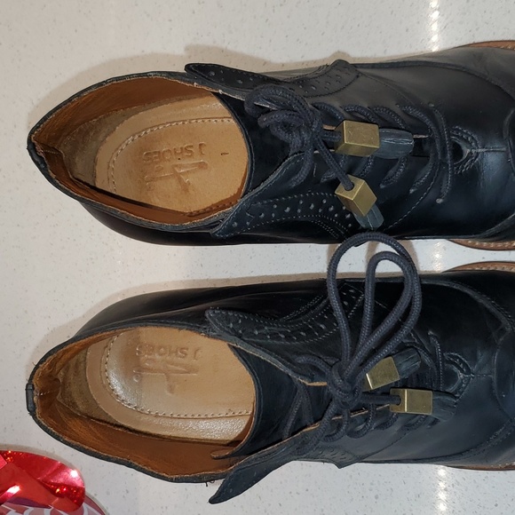 J SHOES sidesaddle leather booties (sz 9) - Picture 7 of 9